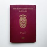 Et rødbedefarvet dansk pas